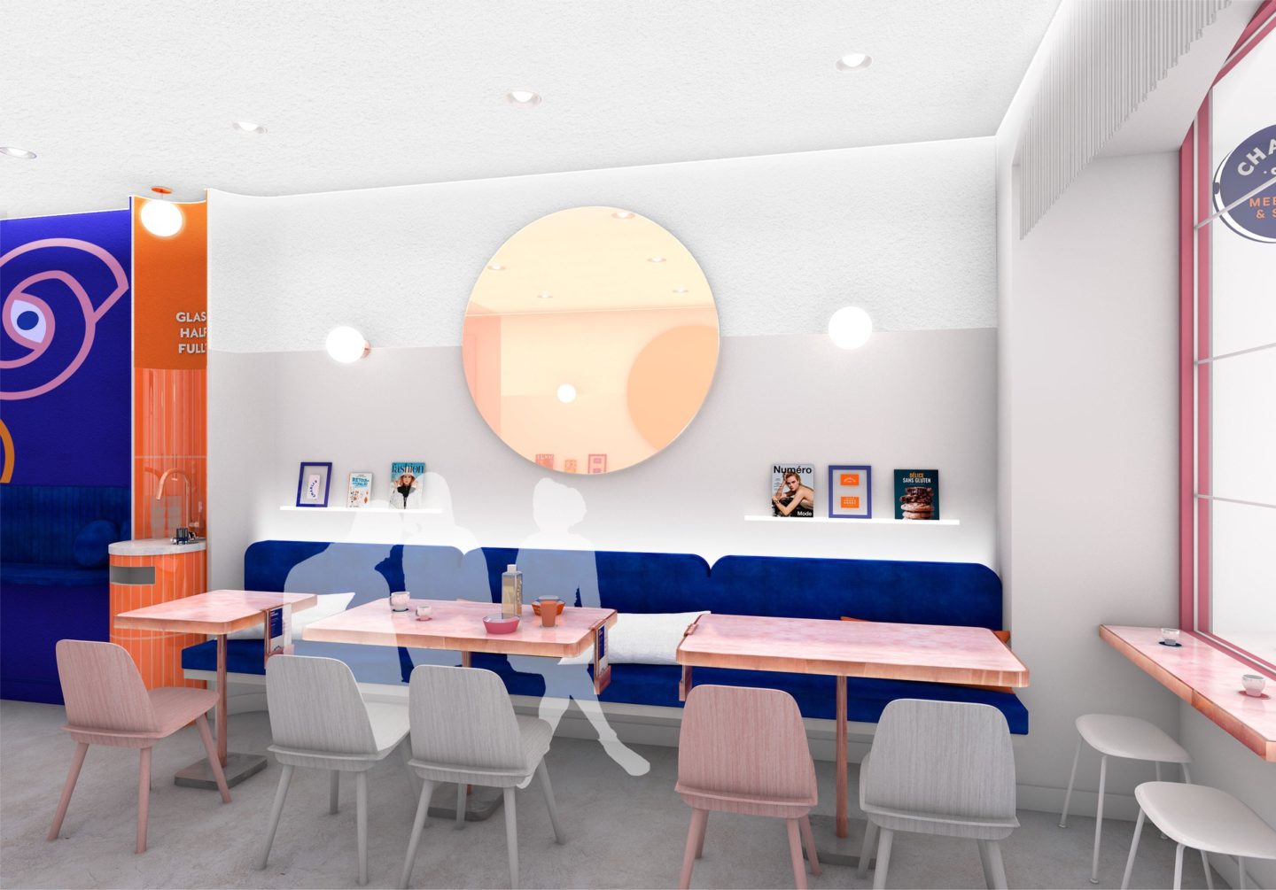 F&B design agency London Charli's interior visual