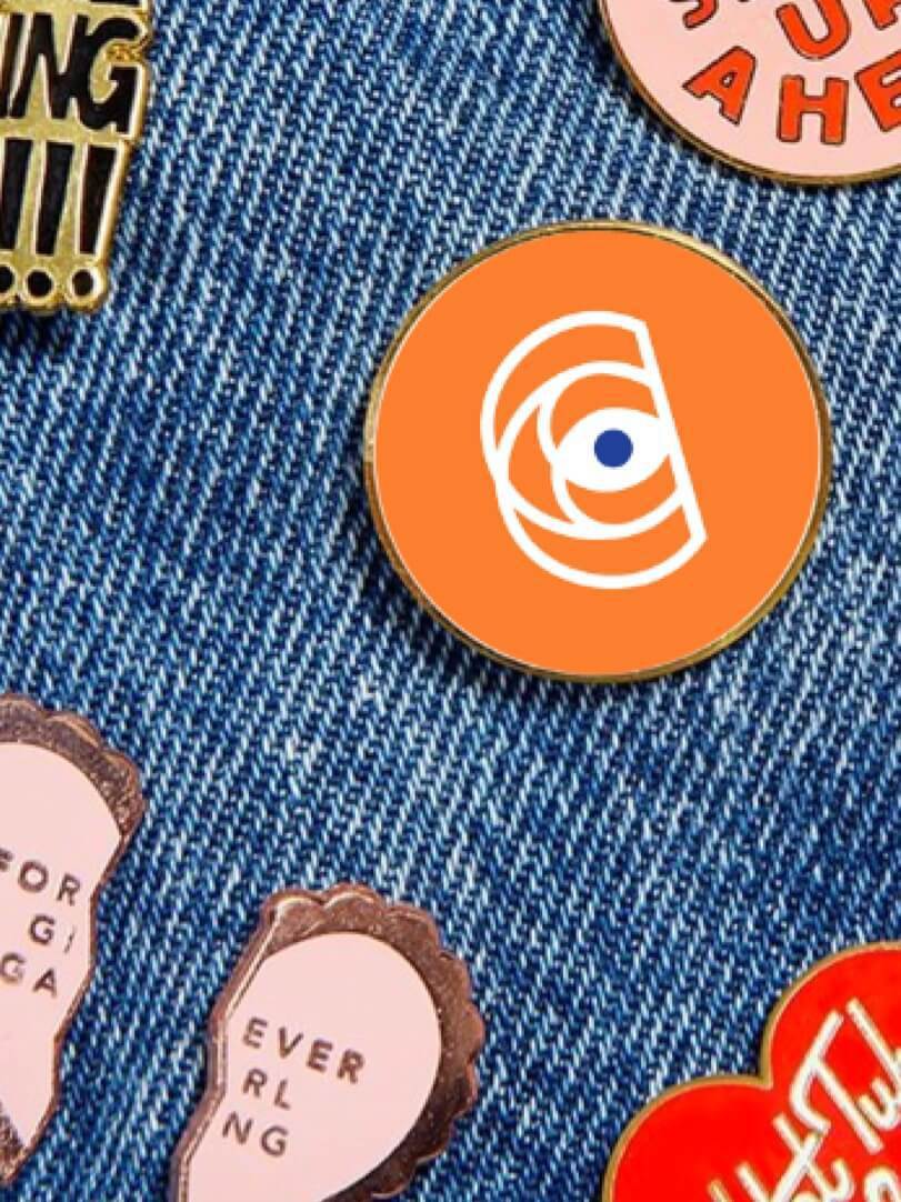 Creative agency Charli's Graphic pin badges