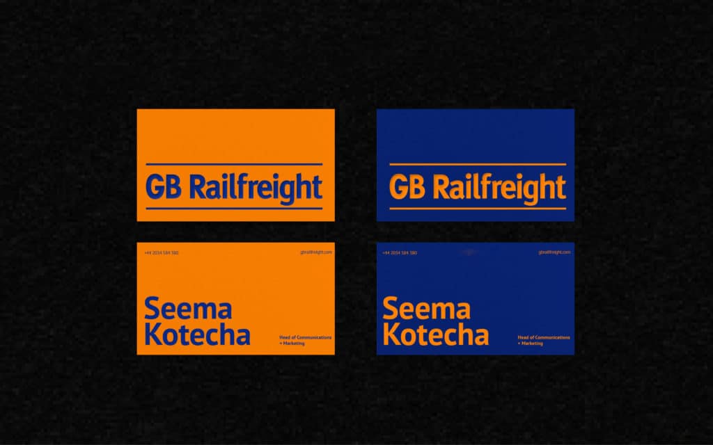 Creative agency Business card graphic design