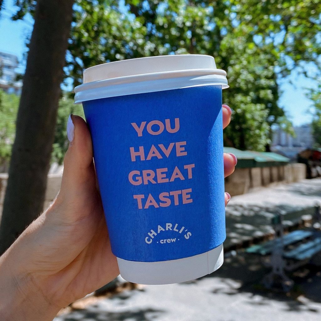Creative agency Charli's Graphic printed cup