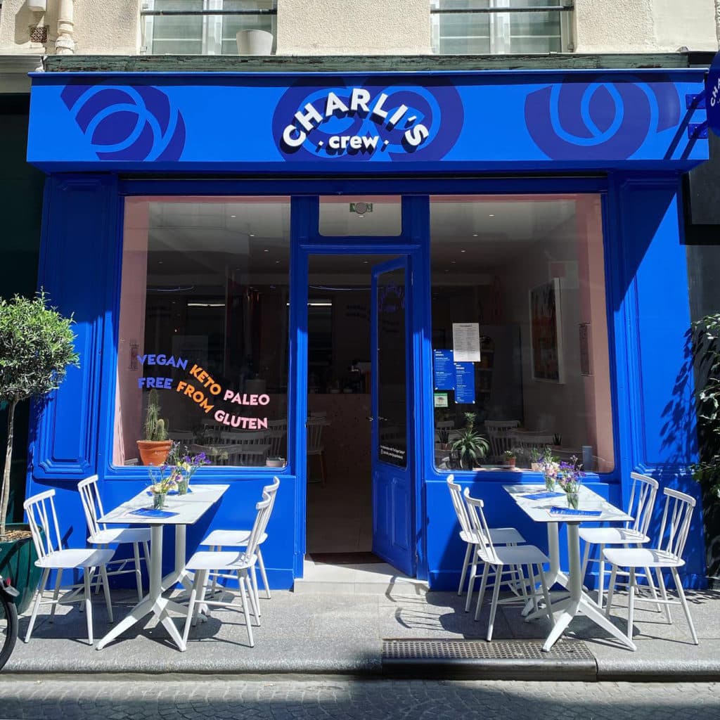 F&B design agency London Charli's facade photo