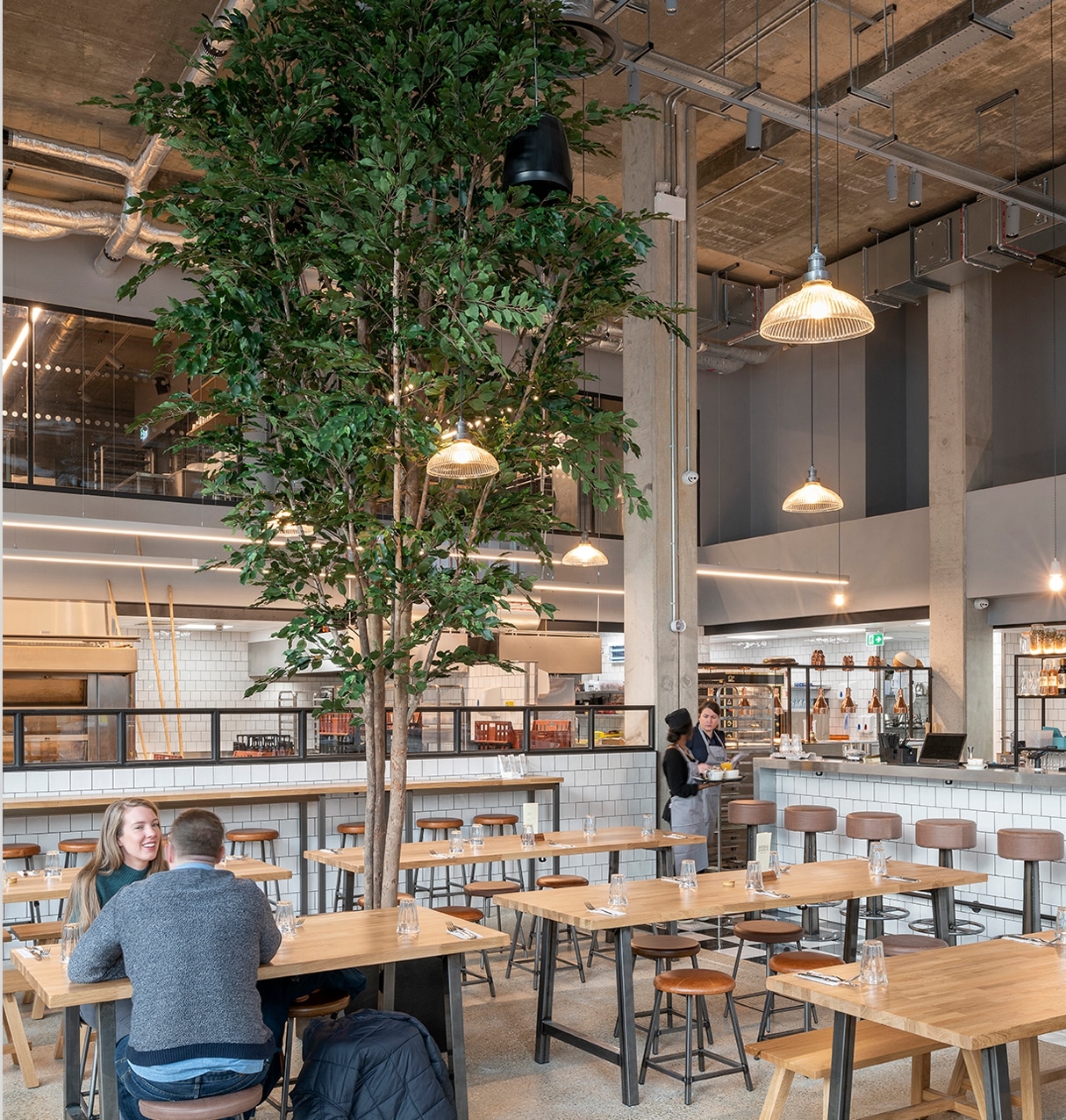 Interior Design London Bread Ahead Interior Seating Photograph