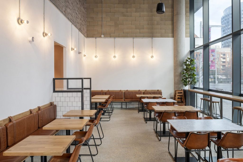 F&B Design Interior Design of Bread Ahead Sitting Area