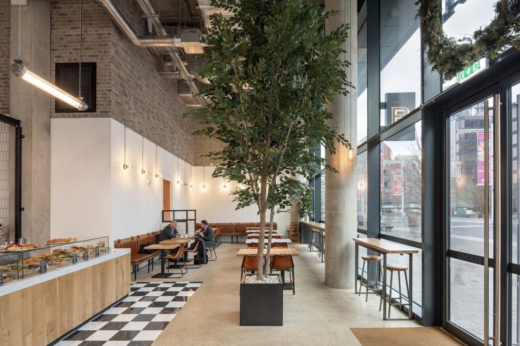 F&B Design Interior Design of Bread Ahead Sitting Area