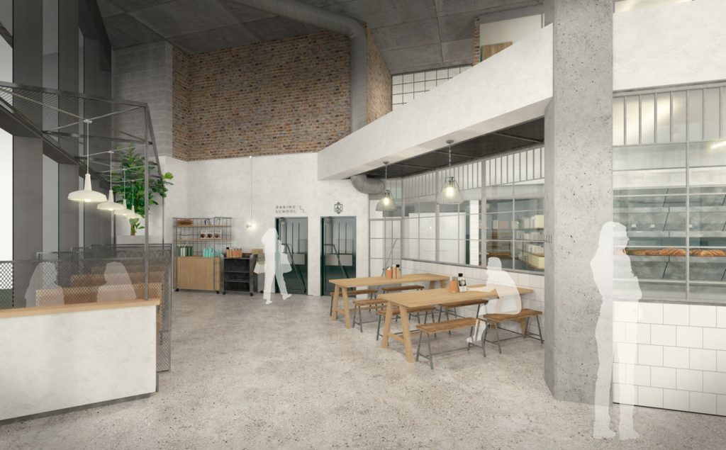 F&B Mock Up Design Interior Design of Bread Ahead Interior Space