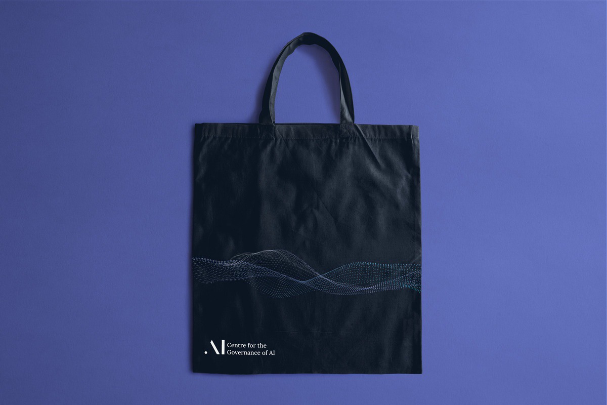 Graphic design studio London GOV AI Branded Tote bag