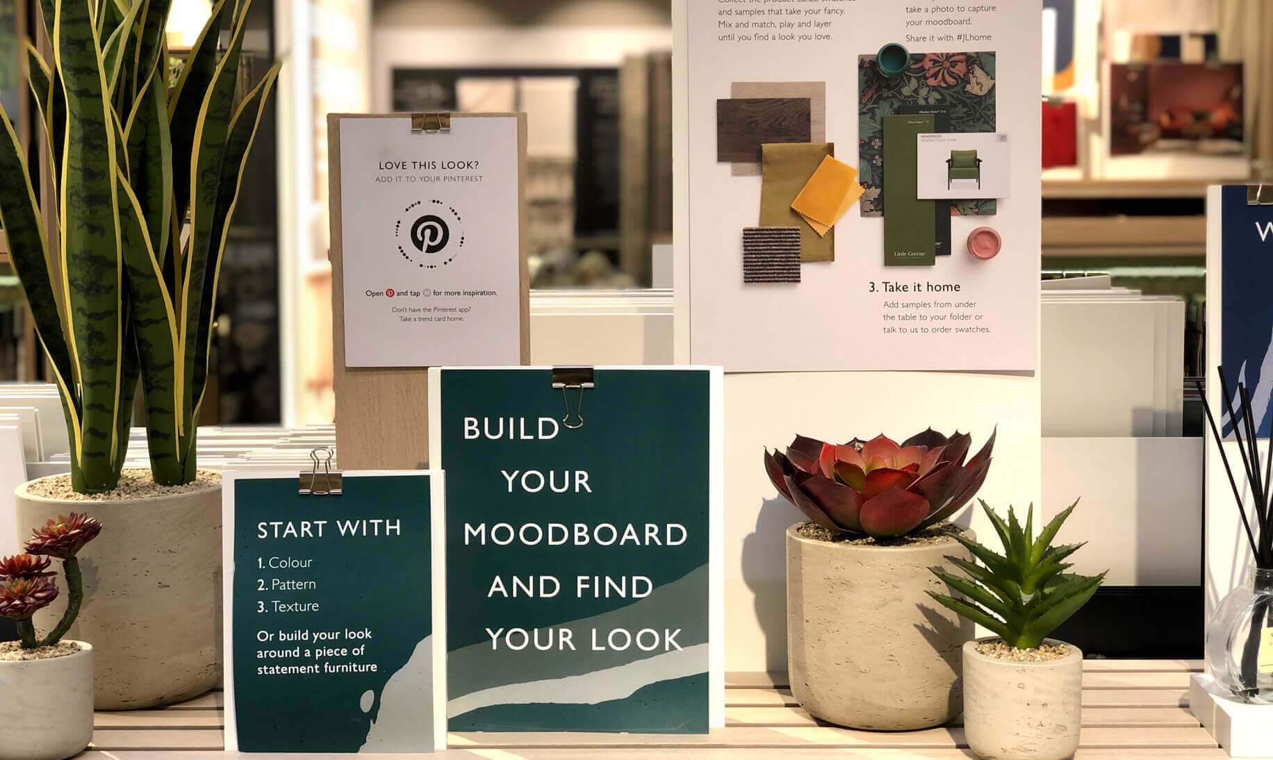 Retail Design Agency JLP Home Store Instore graphics photography