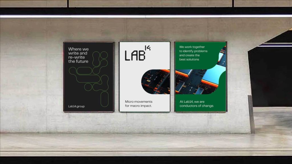 Graphic Design Agency LAB 14 Poster