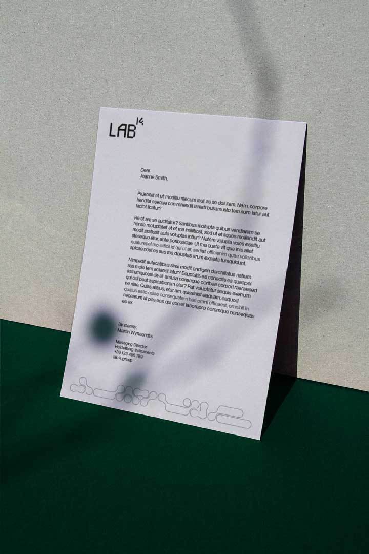 Design agency Branded letterhead Paper