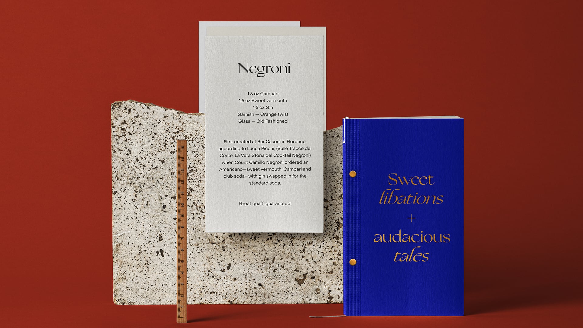 Lost Property Design Collateral Menu Print