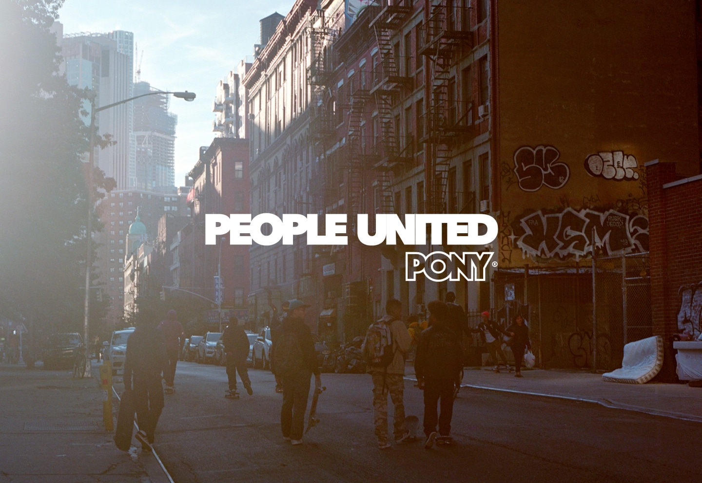Creative agency Pony Brand assets - People on street view