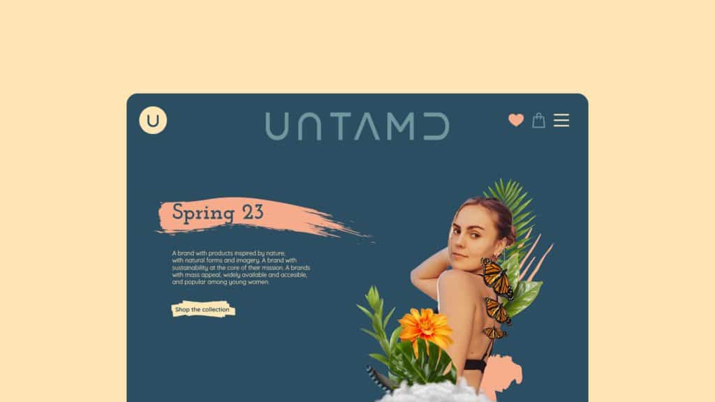 creative design agency Untamd Spring 23 graphics