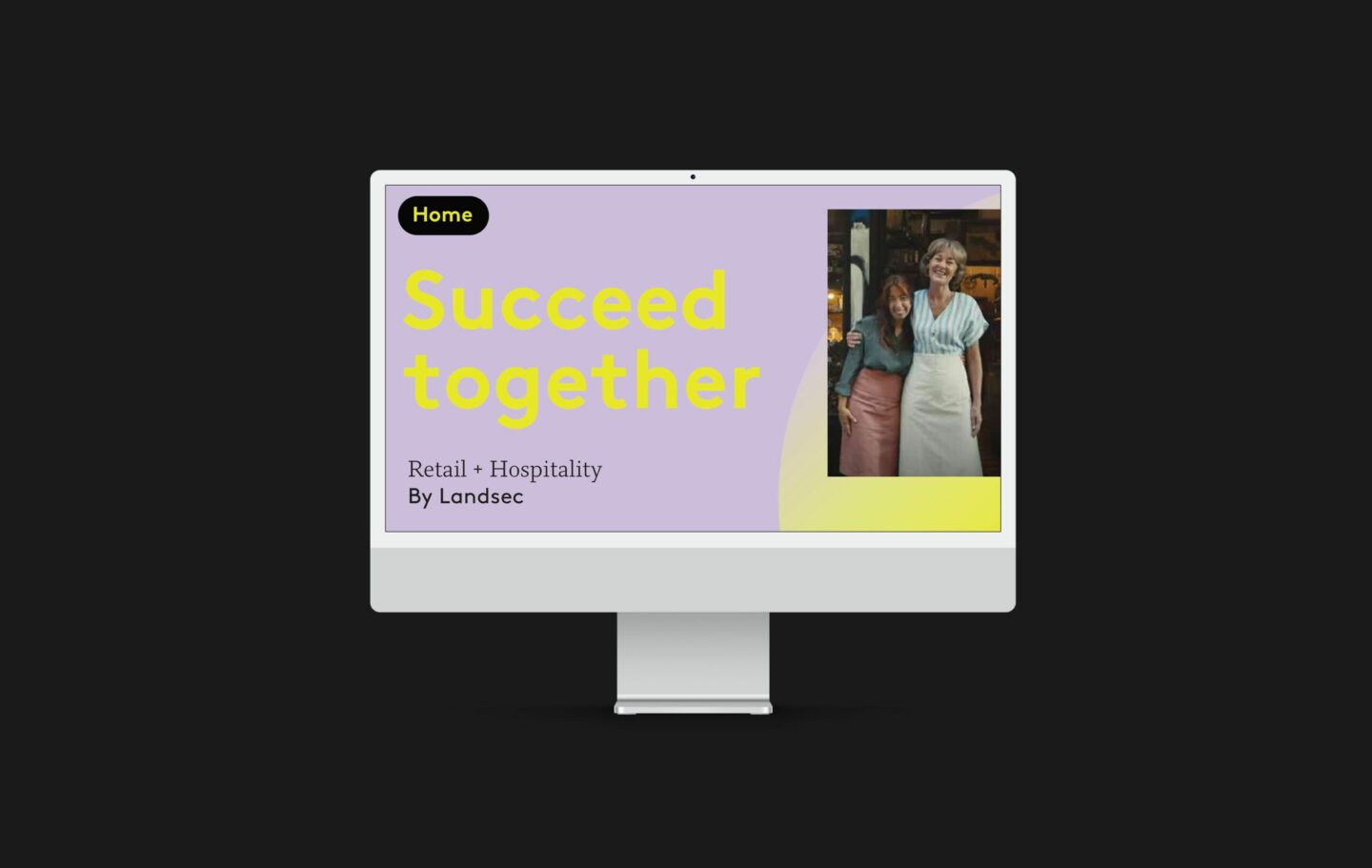 Landsec Desktop Website Design